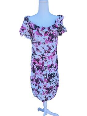 Jean Paul Gaultier for Target Shirt Ruffle Dress With Pocket Floral Size Small